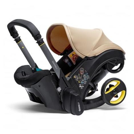 Scoica auto Doona i i-Size Sahara Sand 2 in 1 - imagine 9